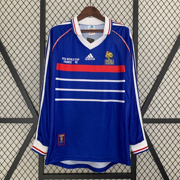 Tailandia Camiseta Francia 1st ML Retro 1998